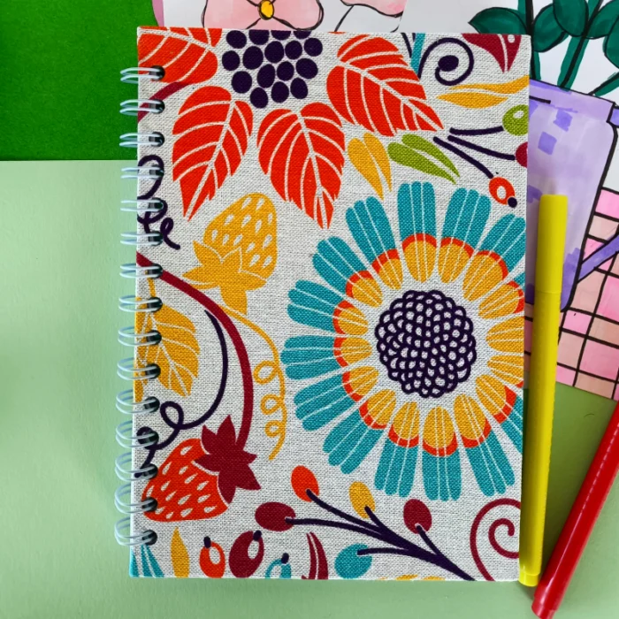 cuaderno de flores